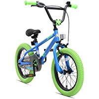BIKESTAR Bicicleta Infantil para niños y niñas a Partir de 4 años | Bici 16 Pulgadas con Frenos | 16&quot- Edición BMX